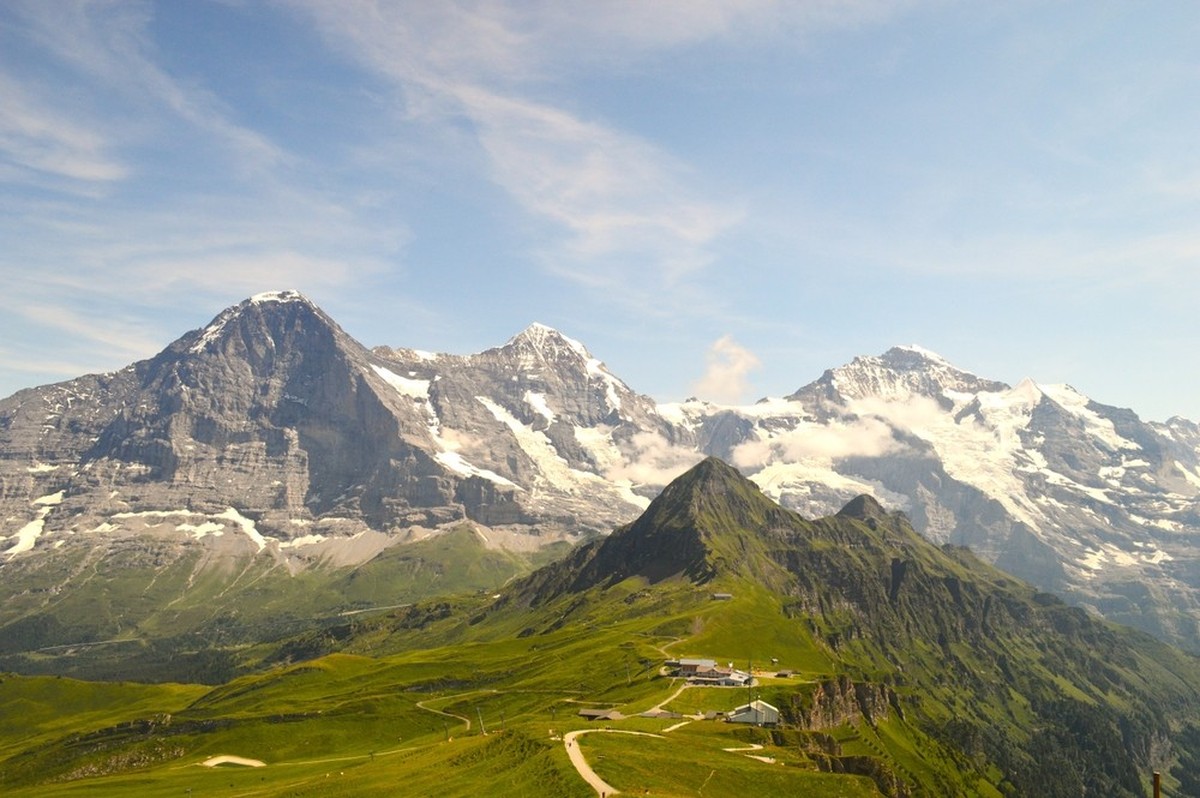 Jungfraujoch Jungfrau Mönch Eiger Rauszeit