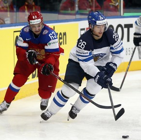 Immonen im WM-Spiel gegen Russland im letzten Frühling.