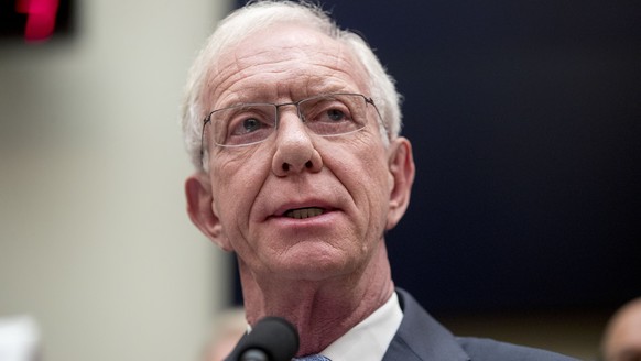 Captain Chesley &quot;Sully&quot; Sullenberger speaks during a House Committee on Transportation and Infrastructure hearing on the status of the Boeing 737 MAX on Capitol Hill in Washington, Wednesday ...