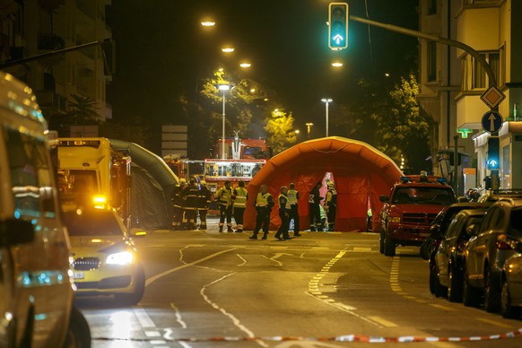 Der Verkehr im Genfer Florissant-Quartier wurde grossräumig umgeleitet.