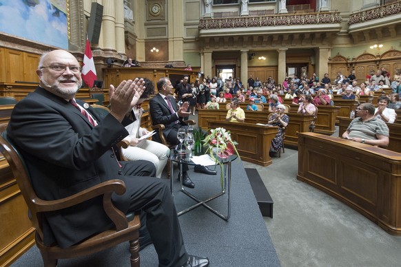 Verliert der höchste Schweizer den Thron: Nationalratspräsident Ruedi Lustenberger.