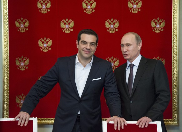 Alexis Tsipras zu Besuch bei Putin.