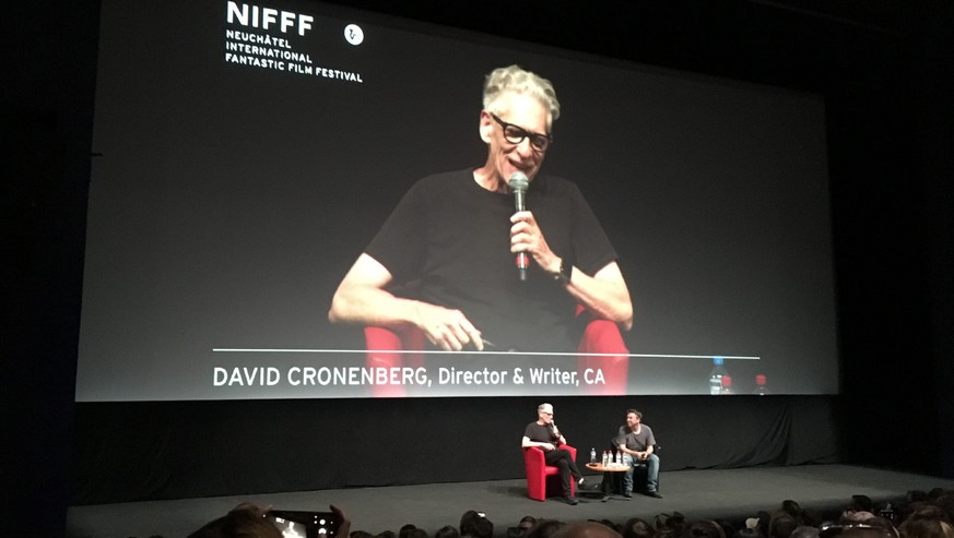 David Cronenberg am 12. Juli in Neuchâtel.