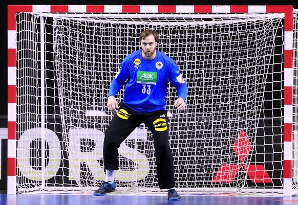 WOLFF Andreas Torwart Team Deutschland Handball Handball EM Qualifikation Spiel Deutschland - Oesterreich am 10.01.2021 in Koeln *** WOLFF Andreas Goalkeeper Team Germany Handball Handball European Ch ...