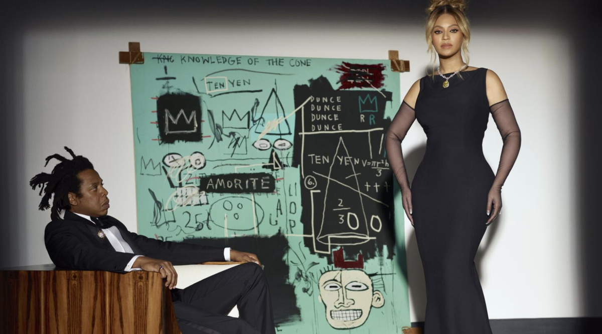 Beyoncé Jay-Z Jean-Michel Basquiat diamant Tiffany's