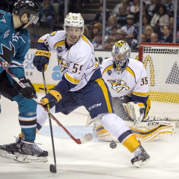 Josi ist noch in den NHL-Playoffs engagiert, liegt mit Nashville gegen San Jose 0:2 zurück.