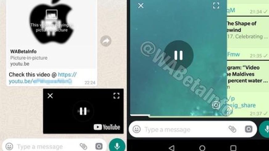 WhatsApp hat jetzt auch auf Android BildinBildModus watson