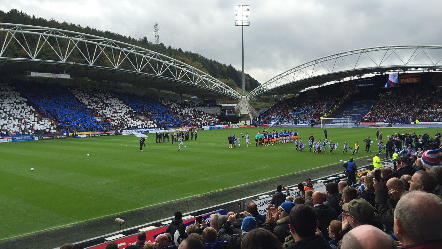 Hierhin kommen bald die Stars der Premier League: Das&nbsp;John Smith's Stadium in Huddersfield.