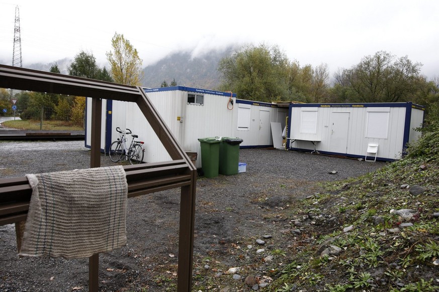 In Landquart kamen bereits ähnliche Container für abgewiesene Asylsucher zur Anwendung.