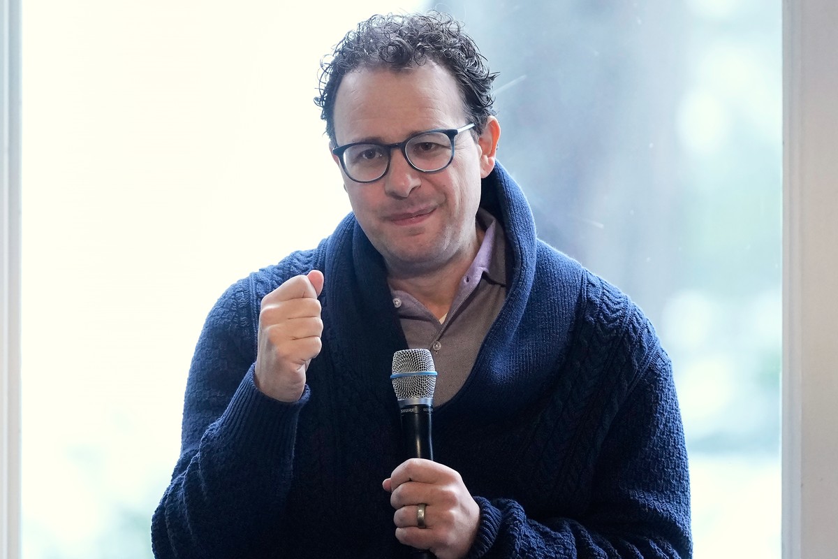 FILE - Dario Amodei, CEO &amp; Co-Founder of Anthropic, speaks on a panel at the convening of the International Network of AI Safety Institutes at the Golden Gate Club at the Presidio in San Francisco ...