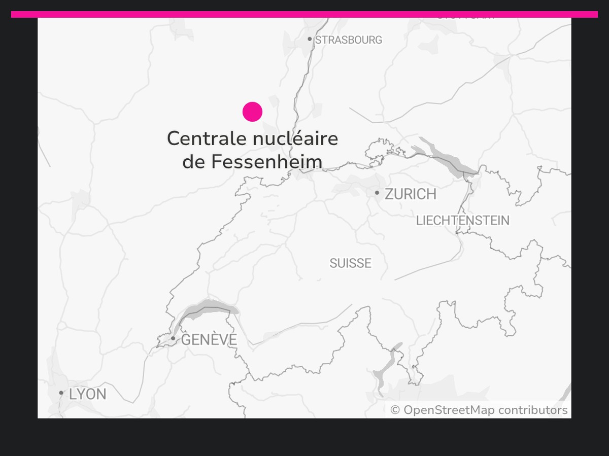 Centrale nucléaire de Fessenheim.