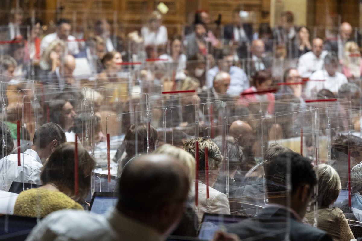 Die Grossen Kammer diskutiert ueber Kulturfoerderung, am ersten Tag der Herbstsession der Eidgenoessischen Raete, am Montag, 7. September 2020 im Nationalrat in Bern. Aufgrund der Krise um die Pandemi ...