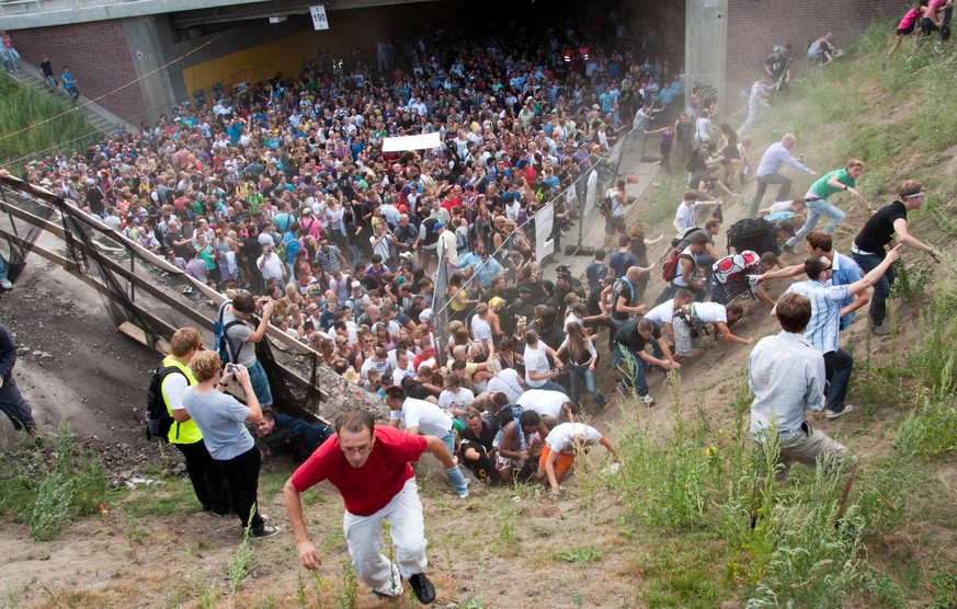 Bei der Massenpanik an der Loveparade 2010 kamen 21 Menschen ums Leben.