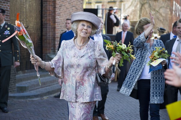 Auch Ex-Königin Beatrix mischte sich unters Volk.