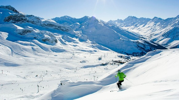 IMAGE RELEASED FOR TRAVELTREX GMBH - In this image released on Tuesday, Feb. 16, 2016, the Idalp in the Silvretta Arena - one of the many party hotspots in Ischgl. Ischgl was voted as the best place t ...