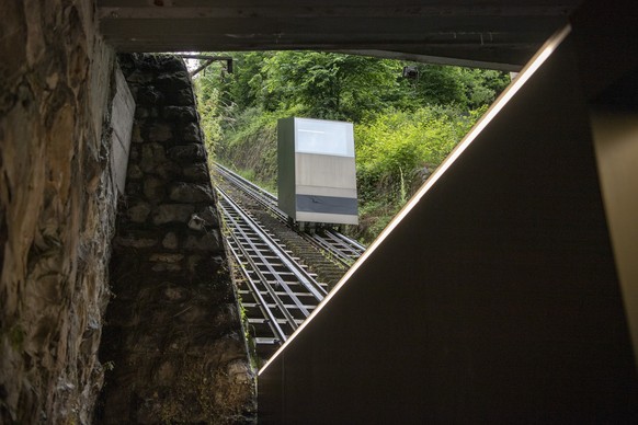 Die Guetschbahn in der Stadt Luzern am Mittwoch, 10. Juni 2020. (KEYSTONE/Urs Flueeler).