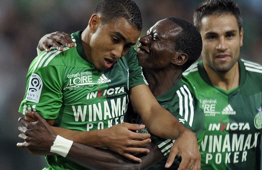 Nicht immer ein Herz und eine Seele: Dimitri Payet und Blaise Matuidi bei St. Etienne.