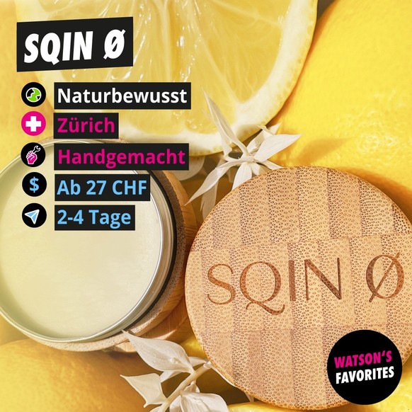 Die erfrischende Sqin Ø Deocreme mit dem Lemon-Duft.