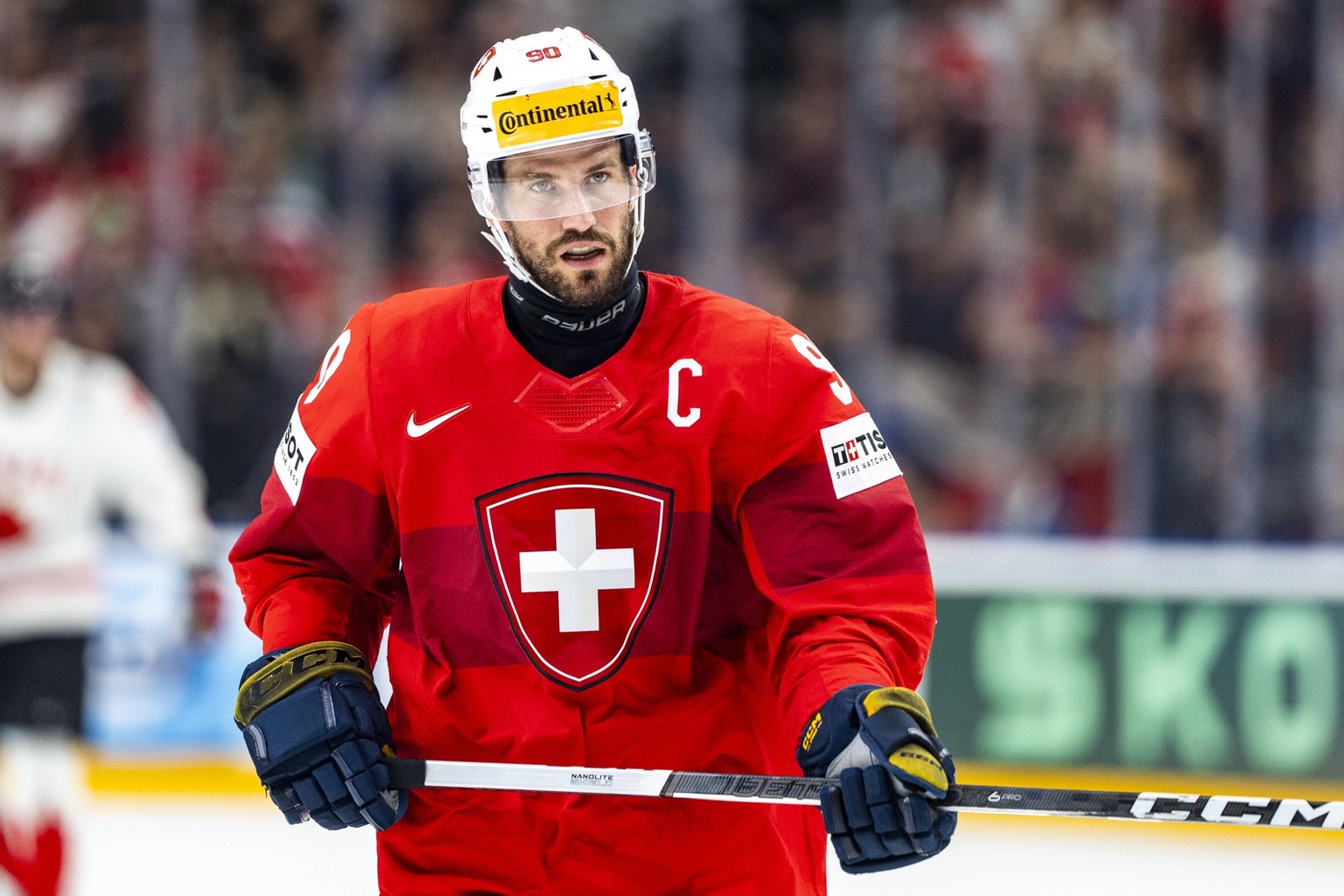 PRAGUE, CZECH REPUBLIC - MAY 25: Roman Josi of Switzerland during the 2024 IIHF Ice hockey, Eishockey World Championship, WM, Weltmeisterschaft Czechia Semifinal match between Canada and Switzerland a ...