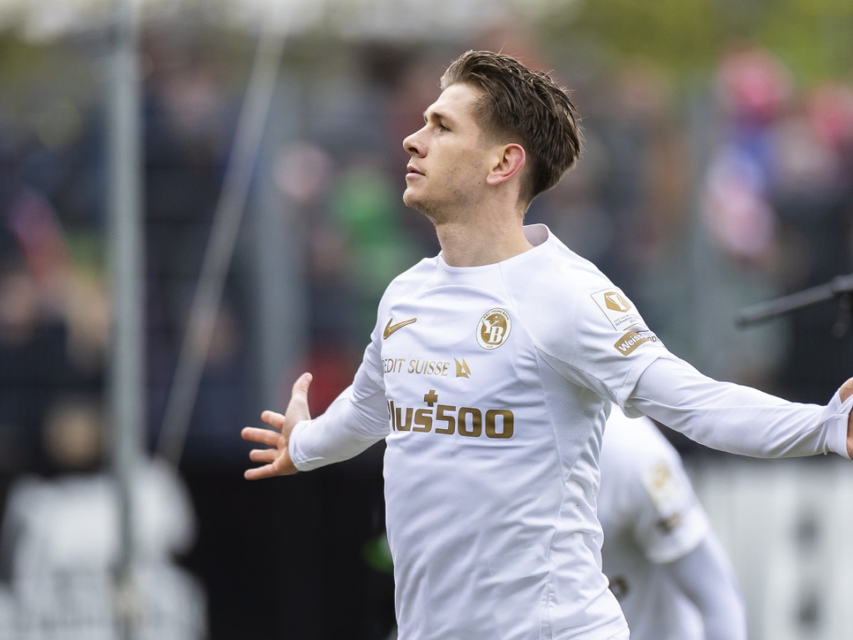 Lukasz Lakomy: buteur d�cisif et bien chanceux pour les Young Boys � Winterthour.