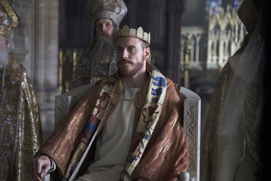 Michael Fassbender als König Macbeth im gleichnamigen Film.