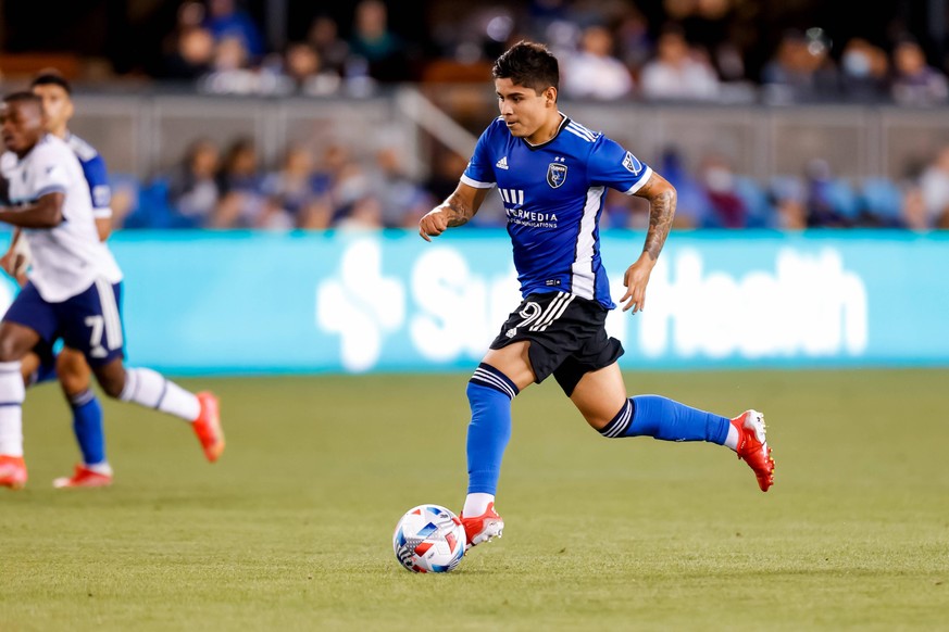 Javier «Chofis» Lopez im Einsatz für die San José Earthquakes.