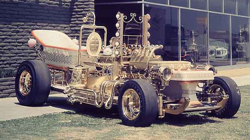 http://jalopnik.com/5806445/bathtub-buggy-is-what-happens-when-you-mix-bathroom-fixtures-with-custom-cars Bathtub Buggy George Barris