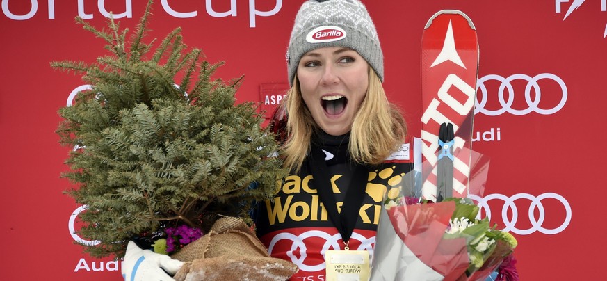 Da möchte Mikaela Shiffrin wieder hin: zuoberst aufs Podest.