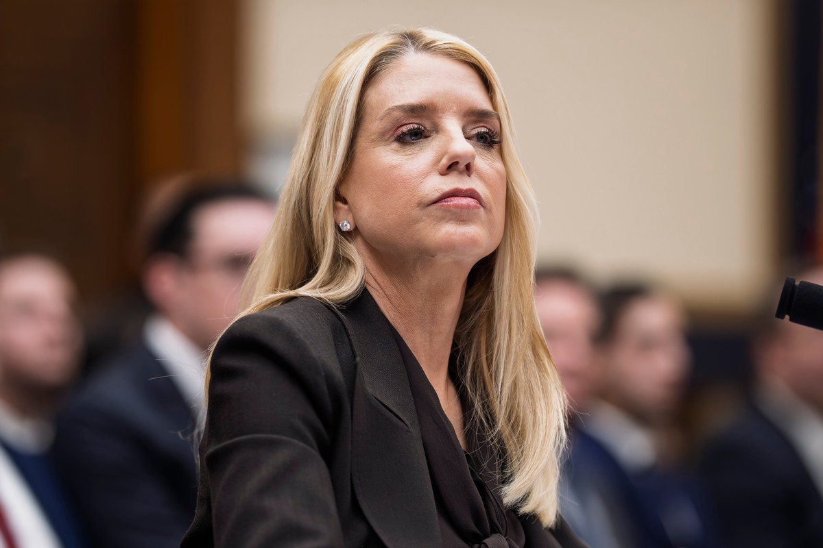 Attorney General Pam Bondi testifies before a House Judiciary Committee oversight hearing on Capitol Hill in Washington, Wednesday, Feb. 11, 2026, in Washington. (AP Photo/J. Scott Applewhite)
Pam Bon ...