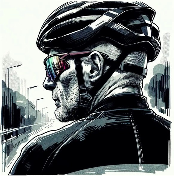KI-Bild Cycling Amateur Doping