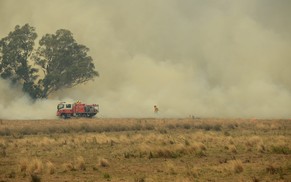 Eine Folge der Hitze: Waldbrände in New South Wales.