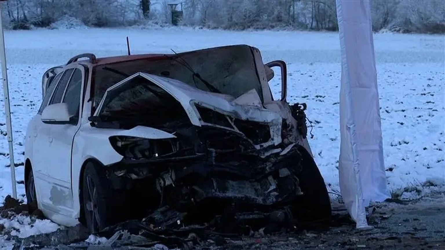 Unfall Endingen Lengnau, 14. Februar 2025