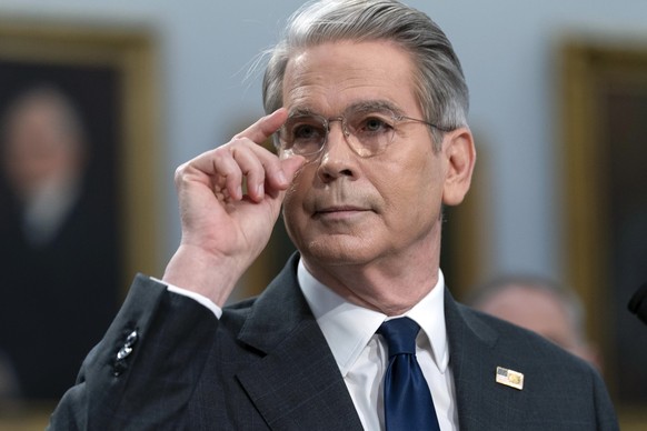 Treasury Secretary Scott Bessent testifies before the House Committee on Appropriations, Subcommittee on Financial Services and General Government, oversight hearing of the U.S. Department of the Trea ...