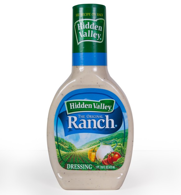 Hidden Valley Original Ranch Dressing Dip Salad Chips Eat Food