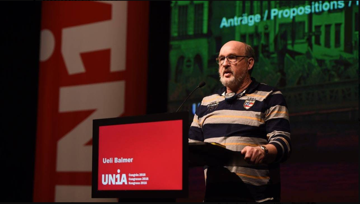 Er ist einer der Organisatoren des Gewerkschafter-Protests gegen die Unia und erklärt, weshalb Präsidentin Vania Alleva zurücktreten soll