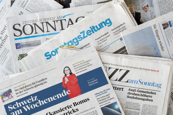 Teaserbild &quot;Das schreiben die Sonntagszeitungen&quot; Sonntag, Sonntagszeitung, Sonntags Zeitung, Schweiz am Wochenende