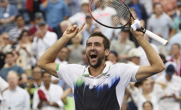 Marin Cilic: Die Form stimmt beim Kroaten. Beim US Open 2014 (Bild) hämmerte er Federer vom Court.