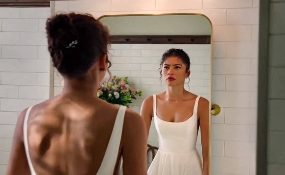 Zendaya USA. Zendaya in CA24 new movie: The Drama 2026 Plot: A happily engaged couple is put to the test when an unexpected turn sends their wedding week off the rails. LMK110-J11473-181225 Supplied b ...