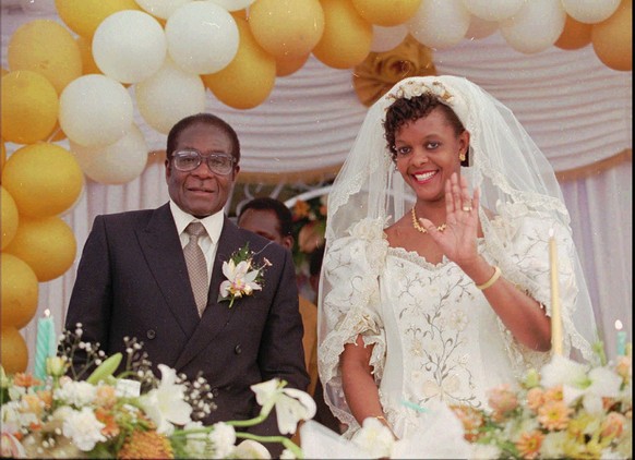 Mugabe mit Grace.