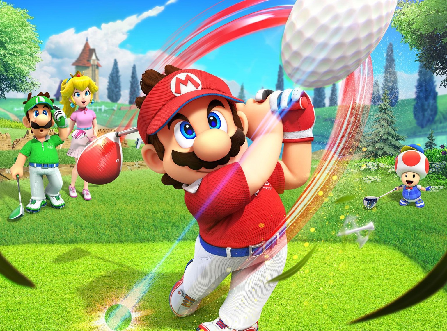 Super Mario schwingt in seiner Freizeit gerne mal den Golfschläger.