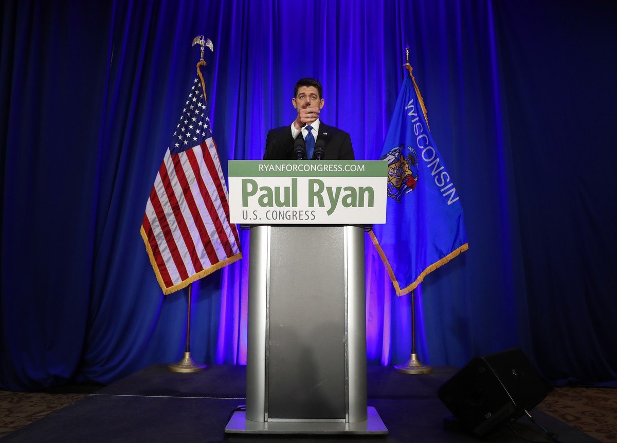 House Speaker Paul Ryan of Wis. speaks during a news conference in Janesville, Wis., Wednesday, Nov. 9, 2016. (AP Photo/Paul Sancya)
