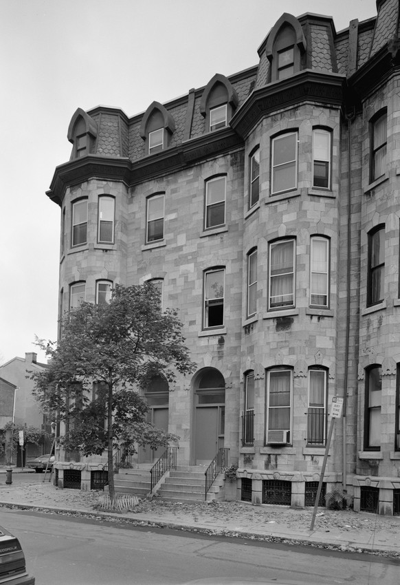 Edward Drinker Copes Häuser in Philadelphia.