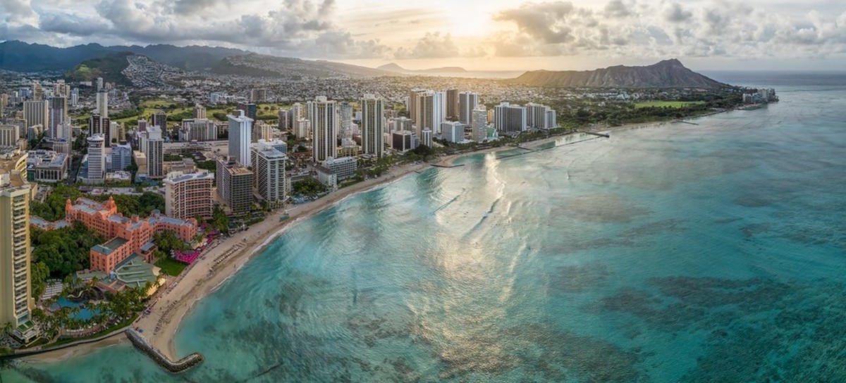 Honolulu, die Hauptstadt des US-Bundesstaats Hawaii.