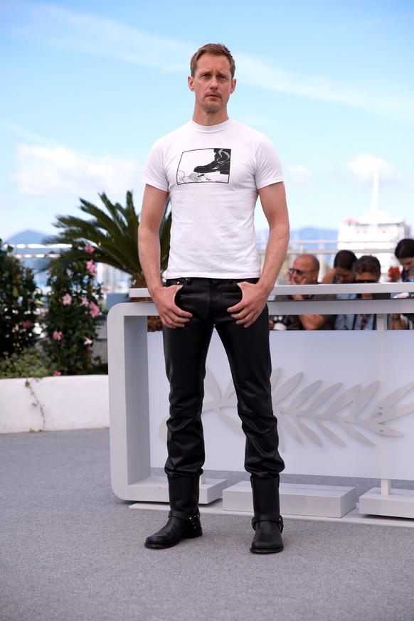 epa12112368 Alexander Skarsgard attends the photocall for &#039;Pillion&#039; during the 78th annual Cannes Film Festival, in Cannes, France, 18 May 2025. The film festival runs from 13 to 24 May 2025 ...