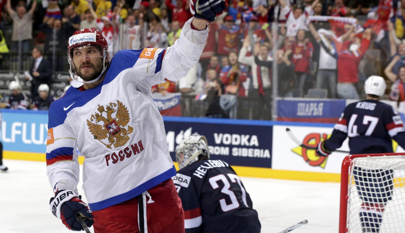 Alex Owetschkin stösst nach dem Playoff-Aus mit den Capitals zur russischen Nationalmannschaft.