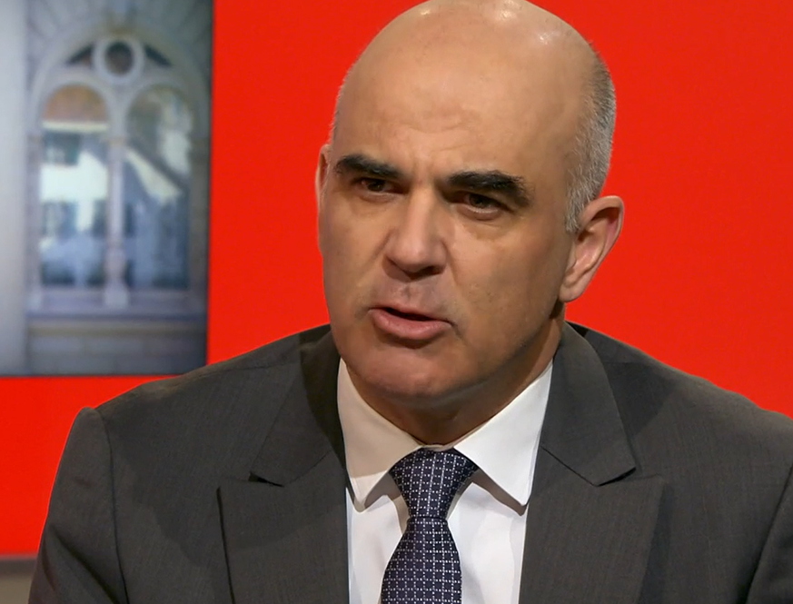 Alain Berset am Mittwoch im SRF: «Mit Prognosen können wir nicht arbeiten.»