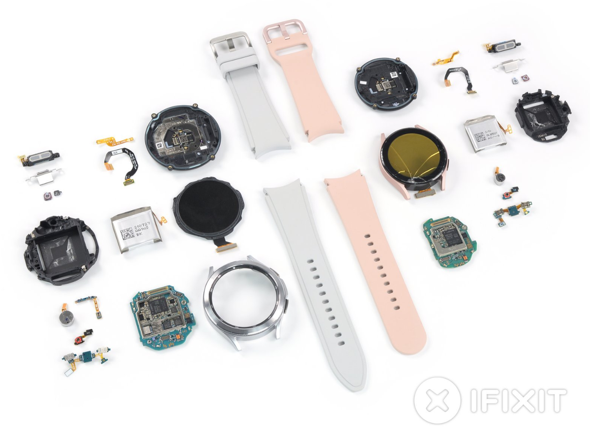 Galaxy Watch 4 zerlegt: Die Uhr ist überraschend leicht reparierbar.