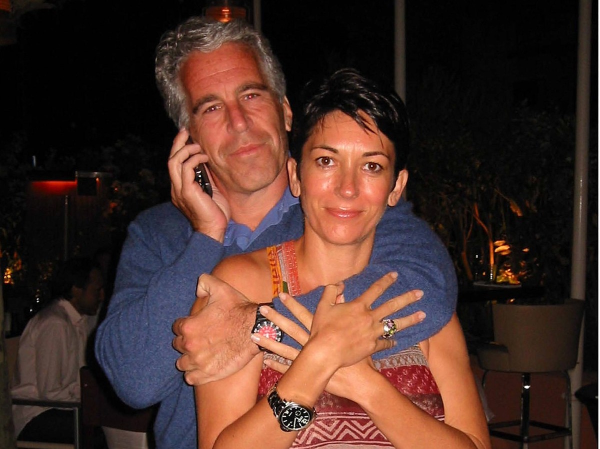 Ghislaine Maxwell trial evidence Epstein appears with his arm around Ghislaine as he takes a phone call in this evidence photo - The prosecution in Maxwell s sex trafficking trial has submitted dozens ...