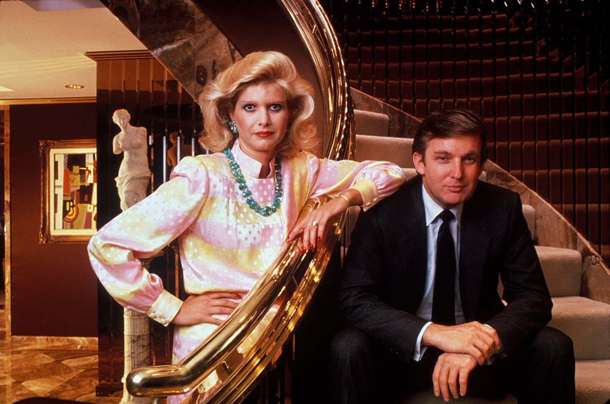 Donald and Ivana Trump (Photo by Bob Sacha/Corbis via Getty Images)