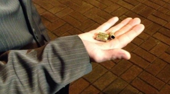 Hülsen der Flintenmunition, mit denen auf die Fans geschossen wurde.